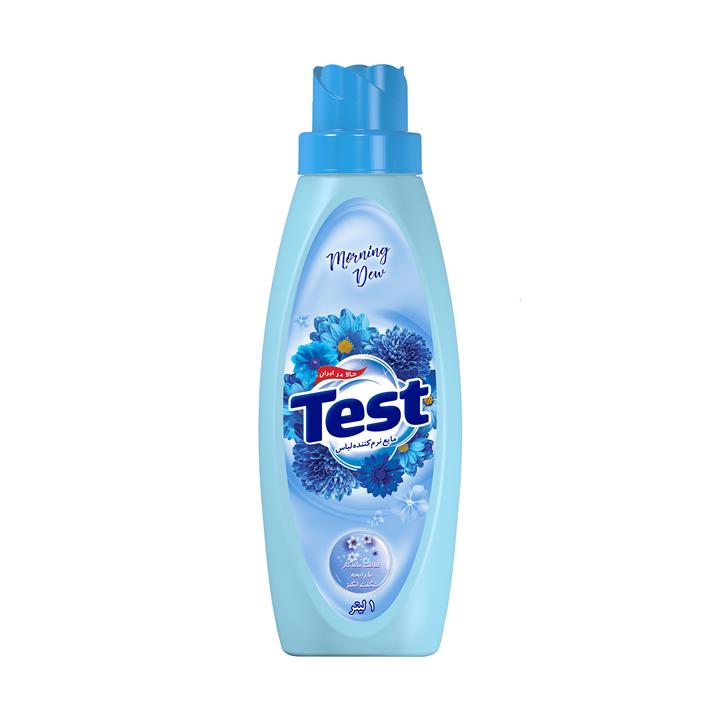 مایع نرم کننده آبی شبنم صبحگاهی 1 لیتری تست  Test Morning Dew Fabric Softener 1000ml